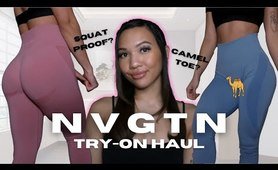 NVGTN tights review & TRY-ON HAUL | Contour Seamless | Camo Seamless + more!