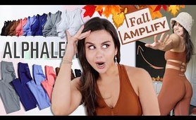 WHAT'S UP WITH THE NEW ALPHALETE AMPLIFY?.. ALPHALETE AMPLIFY tights TRY ON HAUL try on #ALPHALETE