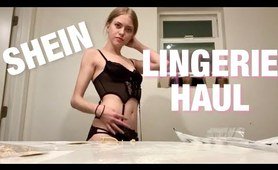 SHEIN undies TRY ON HAUL | Cosette DeMille