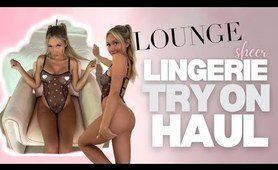 SHEER underwear Try On Haul | Lounge Intimates 2022