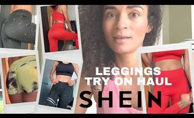 SHEIN leggings Try On Haul | Active and trainig Wear Honest review
