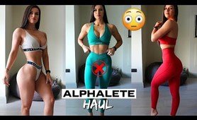 Alphalete Try On Haul | NEW LEGGINGS!?!