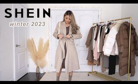 humongous SHEIN TRY-ON HAUL | winter 2023 outfits