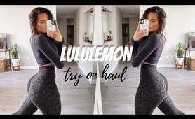 LULULEMON TRY ON HAUL || sportswear review|| the best white leggings...