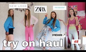 CLOTHING TRY ON HAUL // ZARA, GYMSHARK, NEWLOOK, PRIMARK, H&M