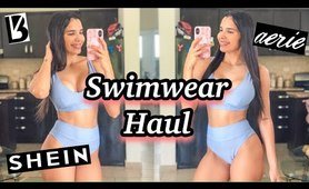 two piece bathing suit Try On Haul | Aerie, Buffbunny, Shein