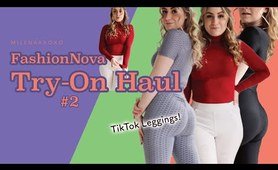 FASHION NOVA TRY ON HAUL #2 | Tops, Jumpsuits, TikTok yoga pants 2021