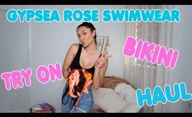 bikini TRY ON HAUL || Gypsea rose bathing costume