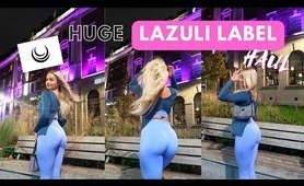 LAZULI LABEL yoga pants TRY ON HAUL AND REVIEW!