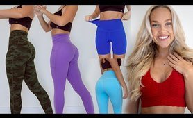 Squat proof tights / fitness yoga pants Try on Haul x Colorfulkoala