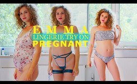 Pregnant Lingerie Try On Haul Edition | Emma