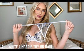 ALL WHITE underwear TRY ON HAUL