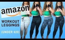 Amazon Legging Try On Haul 2020!  (Best yoga pants Under $20) ...so GOOD!!