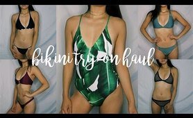 two piece bathing suit TRY-ON HAUL 2017 | Affordable + Trendy Swimsuits