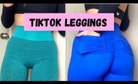 TIKTOK yoga pants TRY ON HAUL- obsessed!! | ass lifting tights