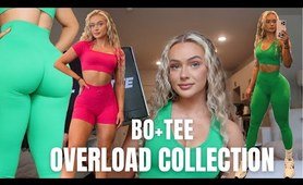 BO+TEE OVERLOAD COLLECTION TRY-ON HAUL & REVIEW| seamless tights spring 2022 fitness