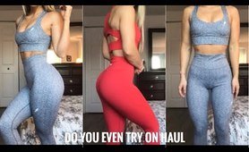 exercising yoga pants TRY ON HAUL | DO YOU EVEN - Excel Line try on
