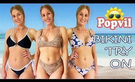 Amazing Swimsuit Haul - Popvil Honest Try On Haul | two piece try on | Maysa Preys