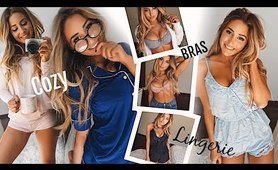 lingerie Try On Haul | BRAS, PAJAMAS, LOUNGE