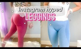 Trying Instagram Hyped tights | Legging Try On Haul | The Best And The Worst