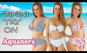 AQUANORA sunning TRY ON HAUL | swimwear reviews 2021 | Maysa Preys