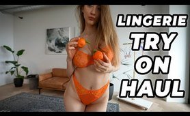 lingerie Try On Haul | See Through Lingeries Haul [4K]