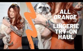 All Orange panties Try On Haul