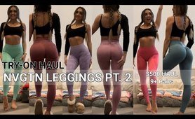 giant LEGGING HAUL | NVGTN TRY-ON HAUL | 9+ yoga pants | Part 2 #nvgtn #leggings #haul