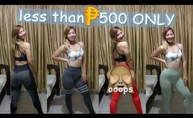 CHEAP "YOGA PANTS/LEGGINGS" TRY-ON HAUL (PHILIPPINES) | Yel Sarmiento