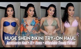 enormous SHEIN beach costume TRY-ON & ACCESSORIES HAUL | 15+ garment | AFFORDABLE Luxury Inspired Pieces