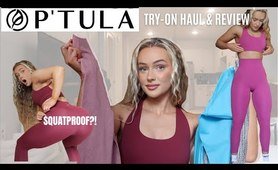 PTULA activewear TRY-ON HAUL | ebony Friday sale, in depth legging review, Lululemon dupes?