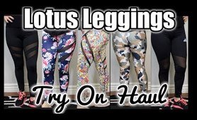 LOTUS tights TRY ON HAUL | ACTIVE WEAR