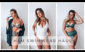 H&M two piece bathing suit TRY-ON HAUL | 8 affordable summer looks | beach costume + styling