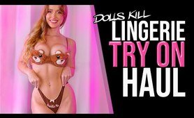 Dolls Kill - lingerie + Outfit Try On Haul! (2022)