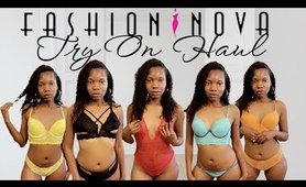 Fashion Nova panties Try On Haul