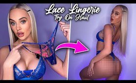 *SEXY* Lace lingerie Try On Haul | Rhiannon Blue