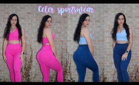 CELER fitness yoga pants and sports bra Try On Haul & try on haul • amazing amazon yoga pants