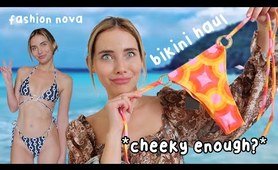 a ~cheeky~ two piece bathing suit haul 2023 - Fashion Nova Swim Try-On Haul