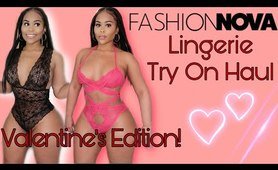 FASHION NOVA panties TRY ON HAUL | VALENTINES / GALENTINES DAY FITS ❤️
