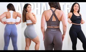 huge Alphalete Amplify Try On Haul! 2021 *most flattering yoga pants ever*