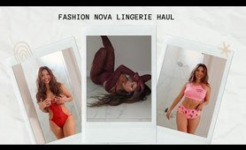 VALENTINES undies TRY ON HAUL FROM FASHION NOVA | TIANA MUSARRA