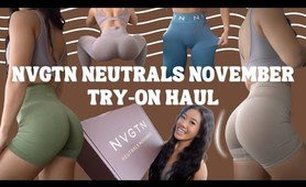 NVGTN NEUTRALS NOVEMBER TRY-ON HAUL || code: JAC