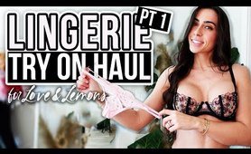 For Love & Lemons *Valentine's Day Lingerie* Try On Haul Pt. 1