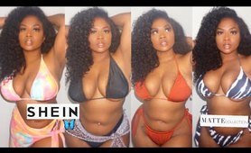 Spring/ Summer Curvy beach costume Try-On Haul for giant breasts ft Shein / Matte Collection 2022 ☀️