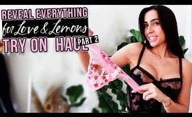 For Love & Lemons *Valentine's Day Lingerie* Try On Haul Pt. 2