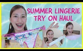 SUMMER undies TRY ON HAUL | #woirene