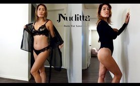 Nuditta Haul |  black panties Try-On #christmaswishlist