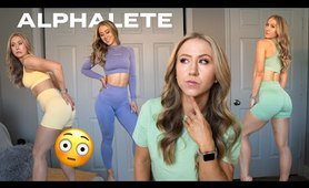 NEW Alphalete Ozone Seamless clothing haul | Better than Amplify?!