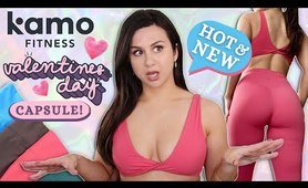 KAMO fitness VALENTINE'S DAY LAUNCH! SPRING CAPSULE tights TRY ON HAUL Try On Haul 2023 #leggings