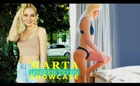 Marta See through panties Try On Haul Showcase